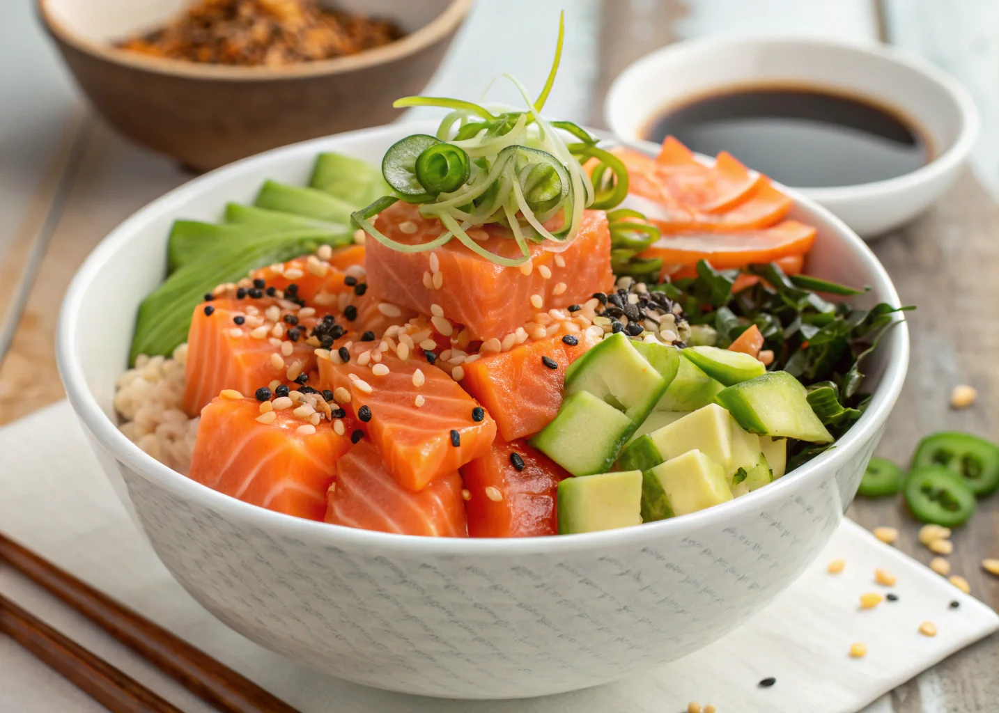 salmon poke