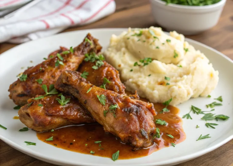 Smothered Turkey Wings Recipe