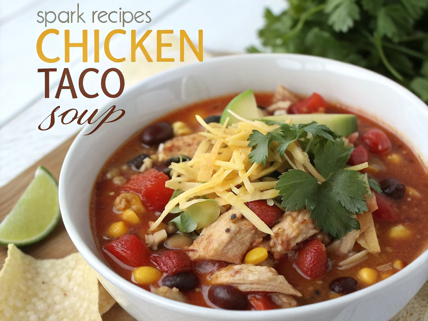 Spark Recipes Chicken Taco Soup