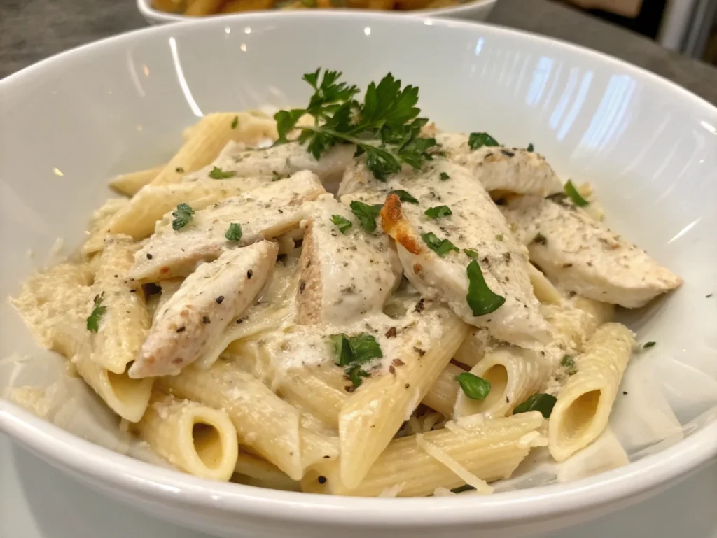 Garlic Parmesan Chicken Pasta