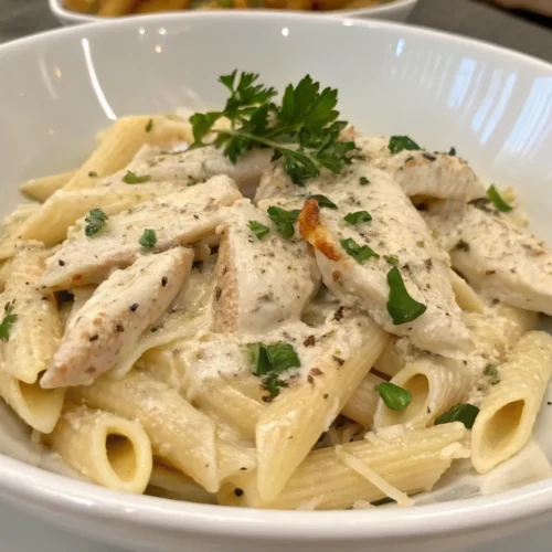 Garlic Parmesan Chicken Pasta